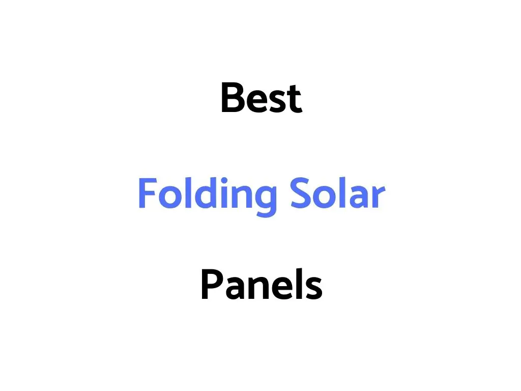 Best Folding Solar Panels