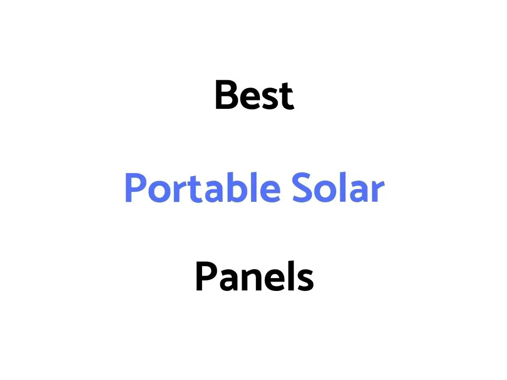 Best Portable Solar Panels