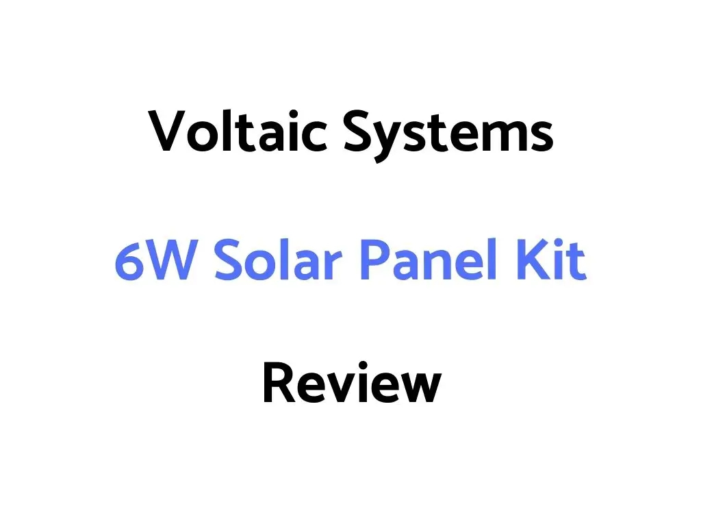 Waterproof Solar Panel Review (Off Grid) - Voltaic Systems 6W Solar Panel Kit